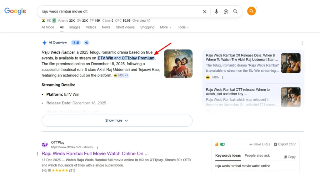Growing OTTplay from 386K to 9.86M organic users, and turning search into a subscription channel